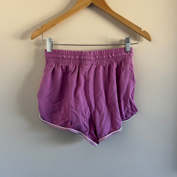 BO+TEE | Purple Elastic Waist Athletic Shorts - Picture 5 of 6